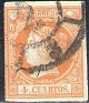 Spain 1860 Isabel II 4 Cu. Orange Edifil 52. España 1860 52. Uploaded by susofe
